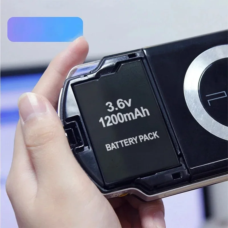 Аккумулятор PURFIELD 1200 мАч 3.6В SLIM литий-ионный для игровой консоли Sony PSP 20003000 PSP-S110, сменный аккумуляторный блок (art.: 3920d9639f08e) - 3920d9639f08e