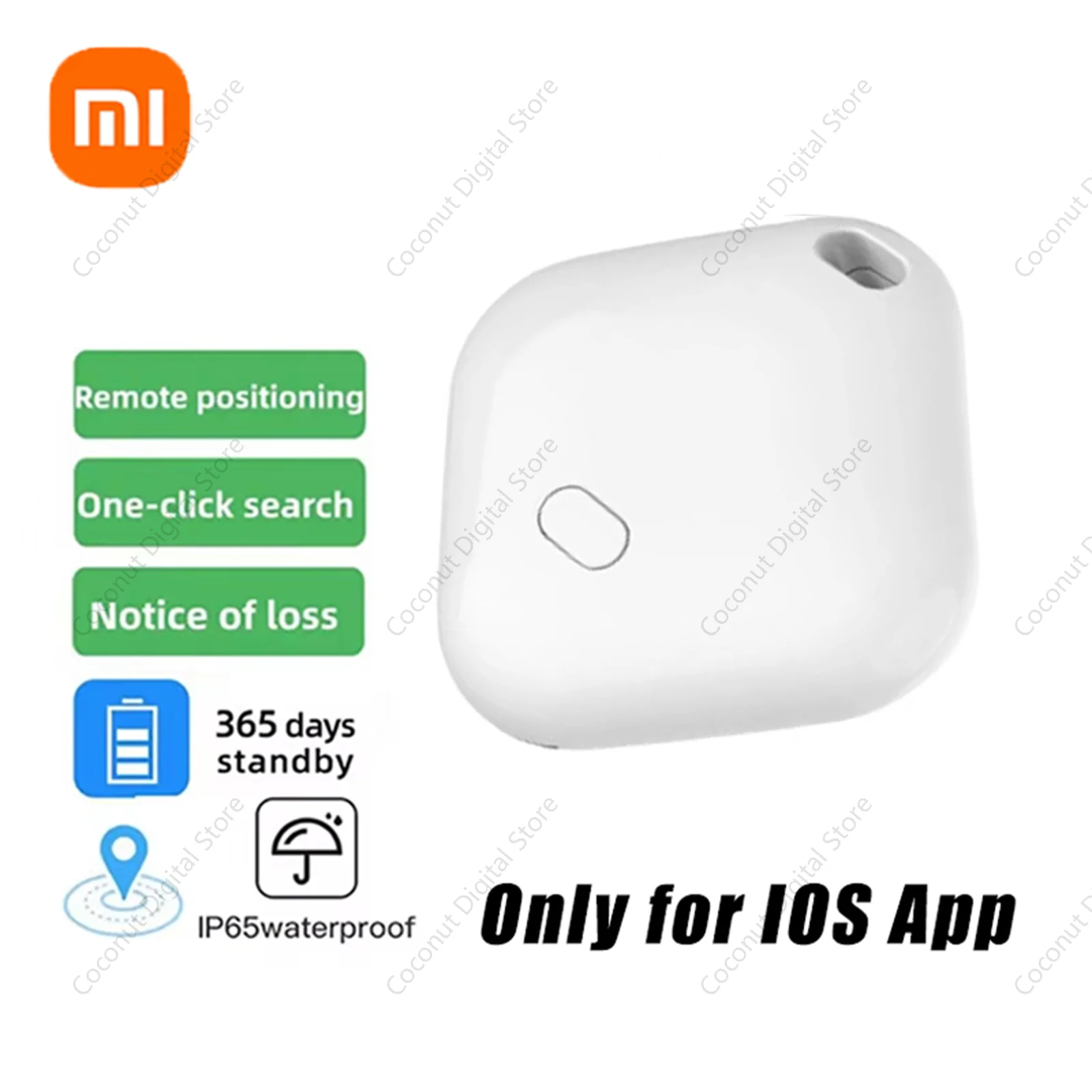 Мини-устройство слежения Xiaomi для Apple IOS Smart iTag Child Finder Pet Car GPS Lost Tracker Bluetooth System