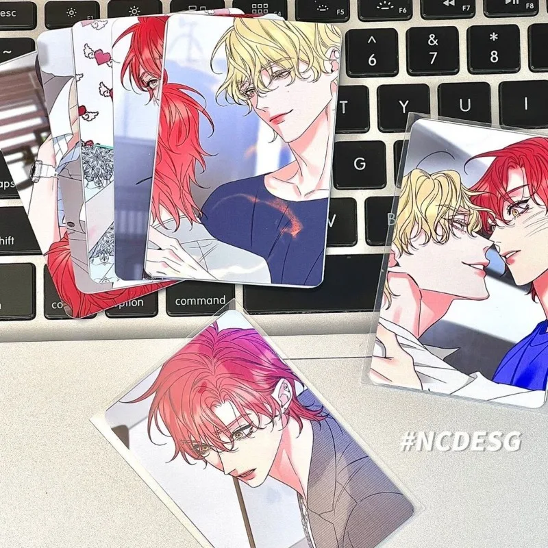 

HONEYTROUBLE Card Korea Anime BL 3 Inch Small Card Lomo Childrens Stationery Student Message Collection Gift Boy Waterproof