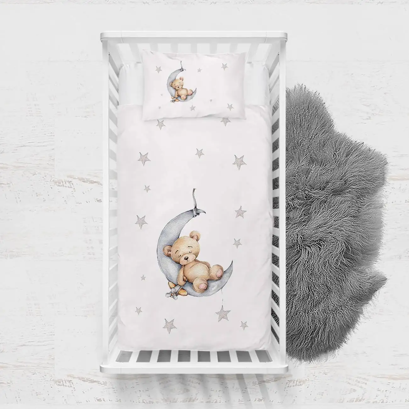 

Домашний текстиль, милый комплект постельного белья «Сон на Луне»