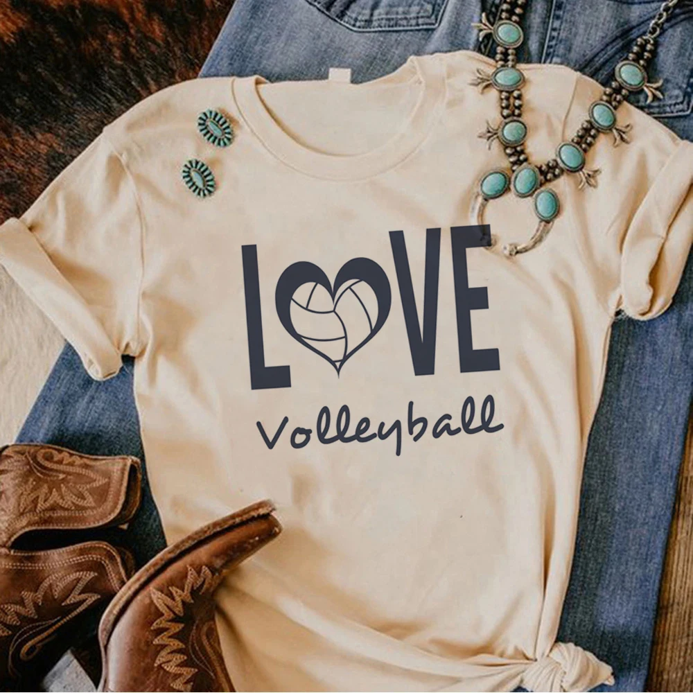 

Volleyball top women Y2K summer funny top girl harajuku clothing