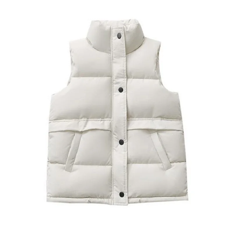 Осенне-зимняя куртка без рукавов для детей одежда утепленный пуховой жилет с