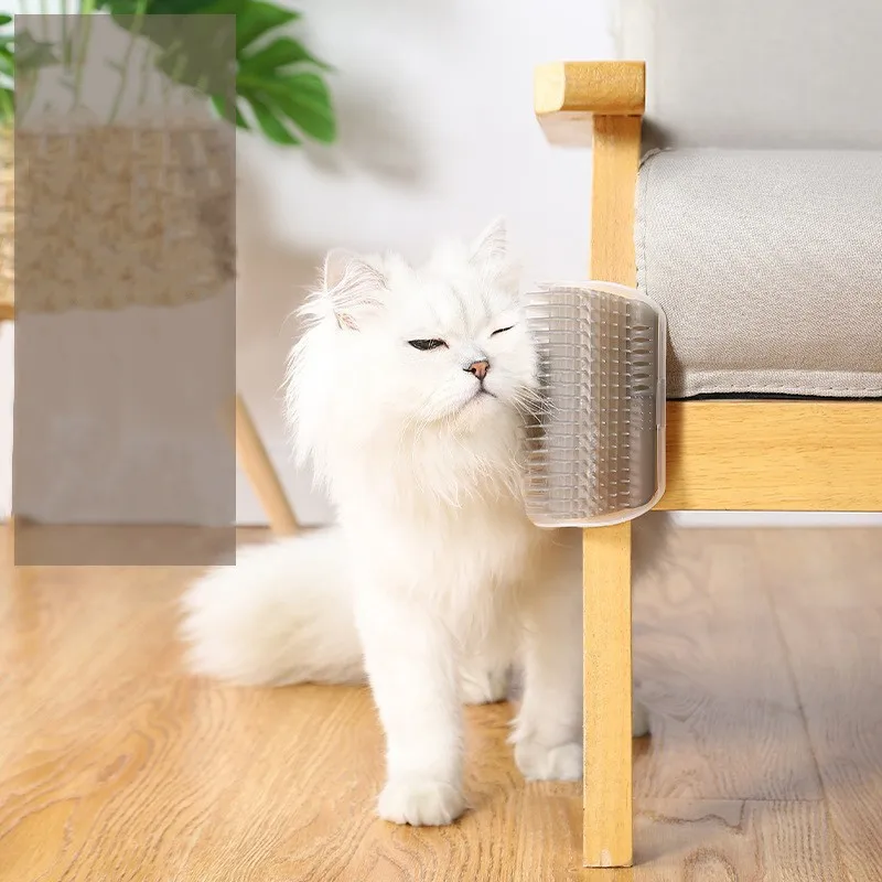 

Removable Cat Corner Scratching Rubbing Brush Self Groomer Comb Pet Hair Removal Massage Comb Pet Grooming Cleaning Supplies