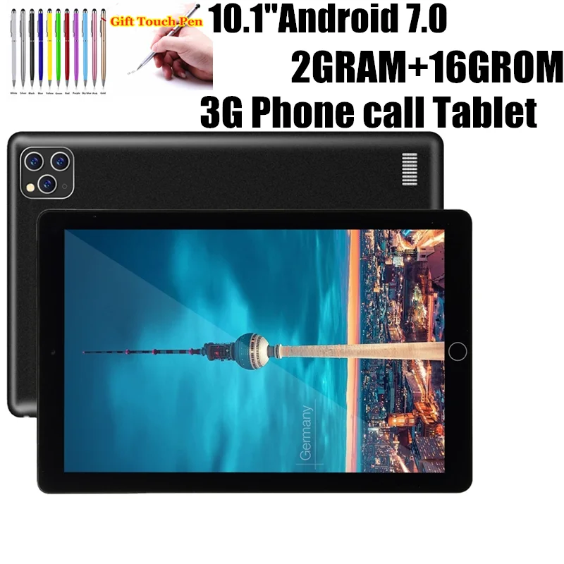 Hot Sales Android 7.0 Tablet PC 10 Inch 2GB RAM +16GB ROM P20 Phone Call 3G Dual SIM Card Slot WIFI Quad Core Touch Screen