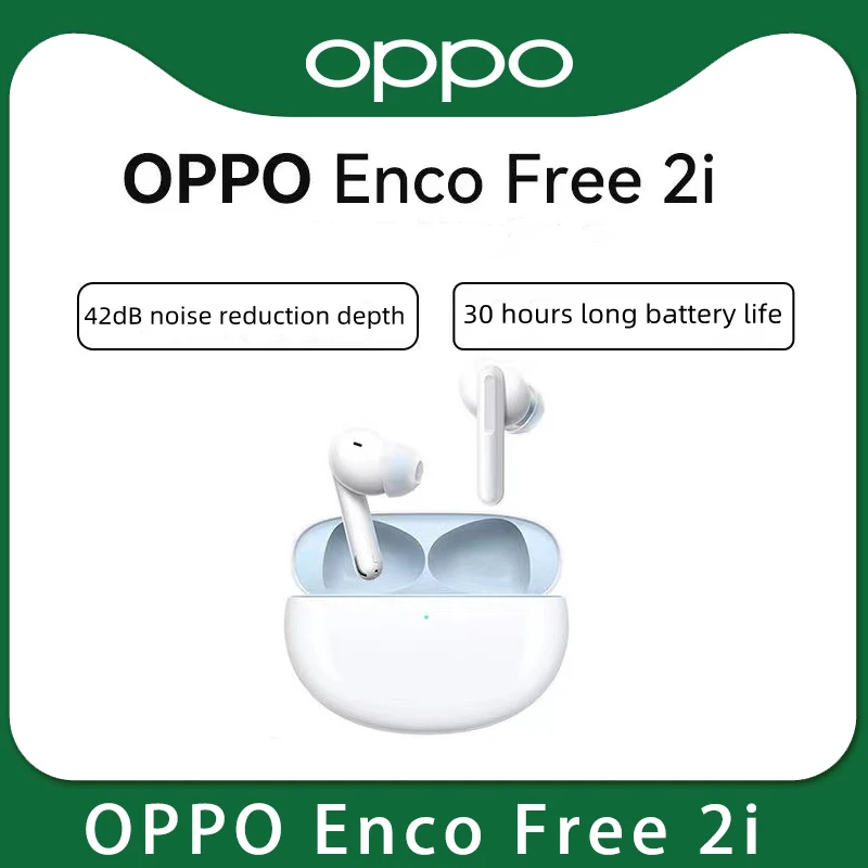 

Оригинальные беспроводные наушники OPPO ENCO Free 2i TWS ANC True Bluetooth 5,2, наушники-вкладыши с активным шумоподавлением, наушники с 3 микрофонами