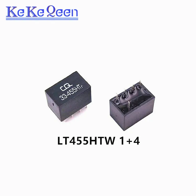 10 шт. LT455HTW 455 кГц 60dB 455HT 455HTW CQ 33-455HT LT455HTW 1 + 4 DIP-5