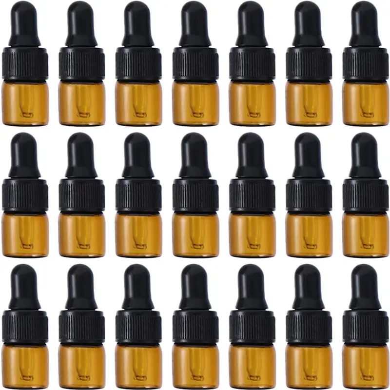 

40 шт Портативные бутылки капельницы многофункциональные стеклянные бутылки бытовые бутылки эфирного масла
