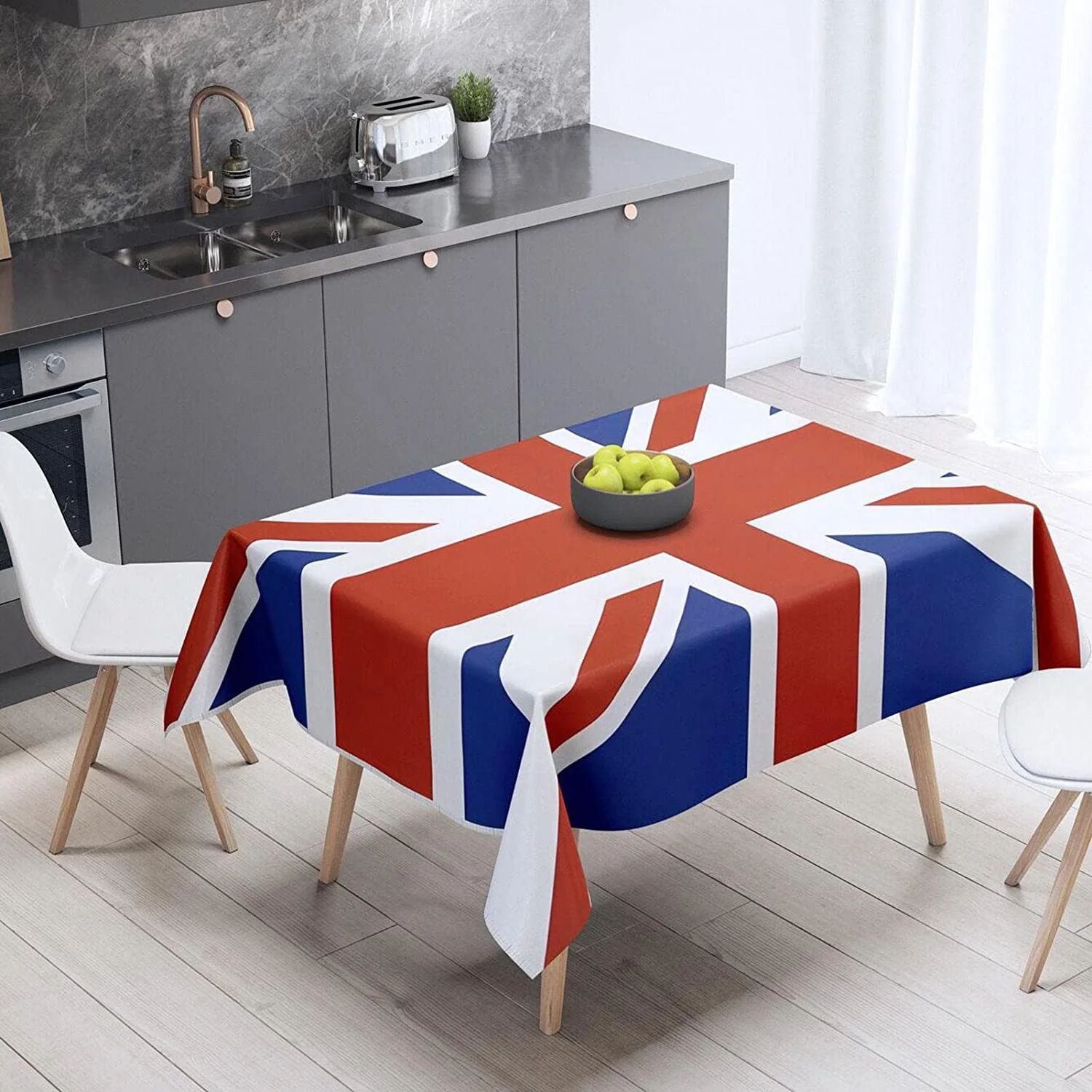 

Union Jack Tablecloth British Flag United Kingdom Tableware National Holiday Decorations United Kingdom London Tableware Decor