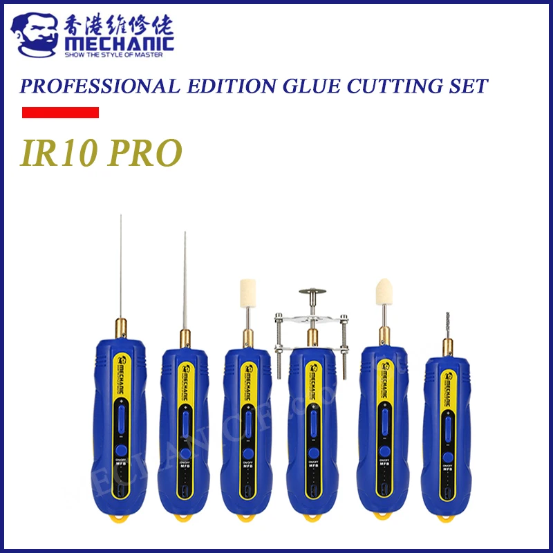 

MECHANIC 6 in 1 IR10 PRO OCA Gel Remover Mobile Phone Screen hard gel remover cutter dry gel polarized gel remove rechargeable