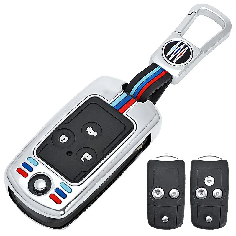 

2/3 Buttons Zinc Alloy Car Key Case For Honda Accord Acura Fit Pilot MDX RDX TL TSX ZDX CRV Civic IX Insight Ridgeline HRV Jazz