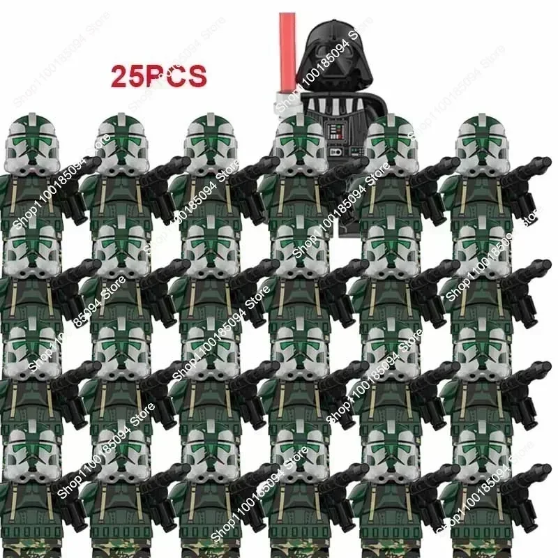 Горячие игрушки 25 шт. совместимые с Звездные войны Легион строительный блок