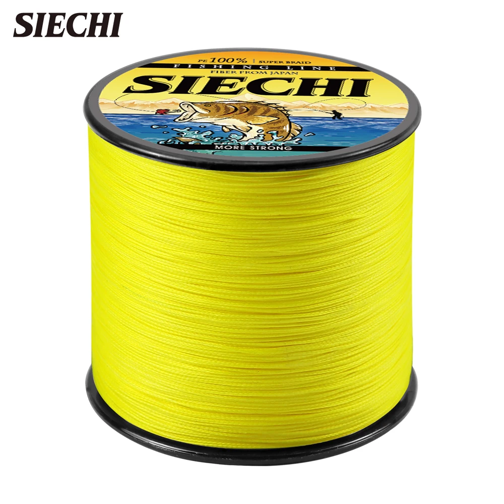 

Плетеная рыболовная леска SIECHI, 4 нити, 1000/500/300 м