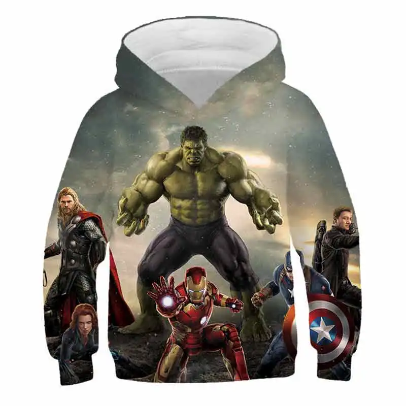 

Толстовки Mαrvel- Spidermαn для мальчиков и девочек, детские Модные свитшоты на весну и осень, детские повседневные топы с капюшоном и длинным рука...