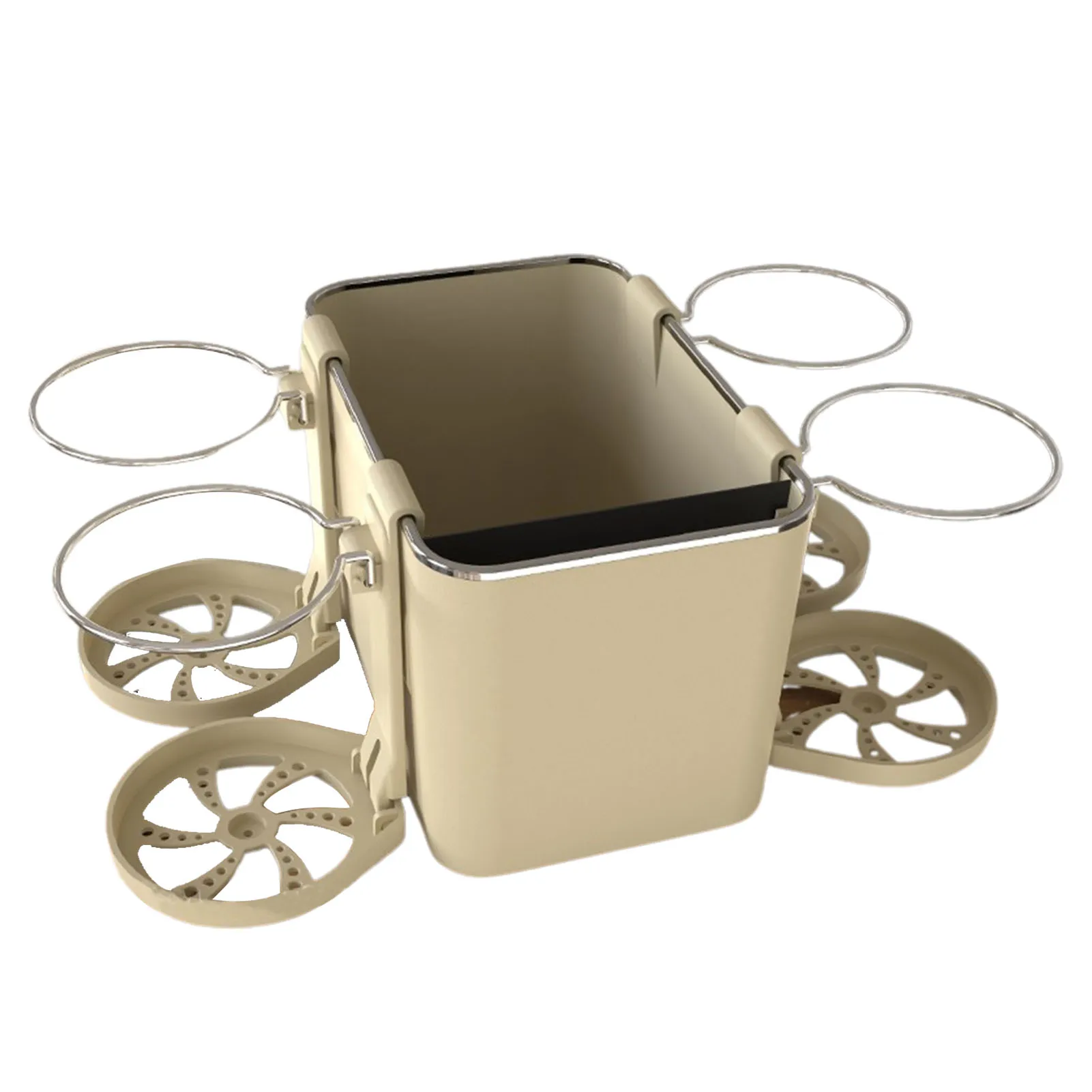 

Car Armrest Storage Box Water Cup Holder Automotive Paper Towel Coffee Cup Drink Holder Box Universal Interior Accessories Auto