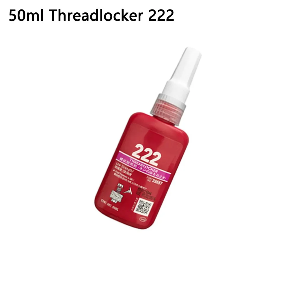 

50ml Threadlocker Metal Sealing Anaerobic Glue Adhesive 222 ​for All Metal Substrates 222 Thread Locking Glue Low Strength