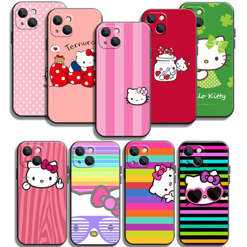 

Cute Hello Kitty Phone Cases For iPhone 7 8 SE2020 7 8 Plus 6 6s 6 6s Plus X XR XS MAX Carcasa Soft TPU Shockproof