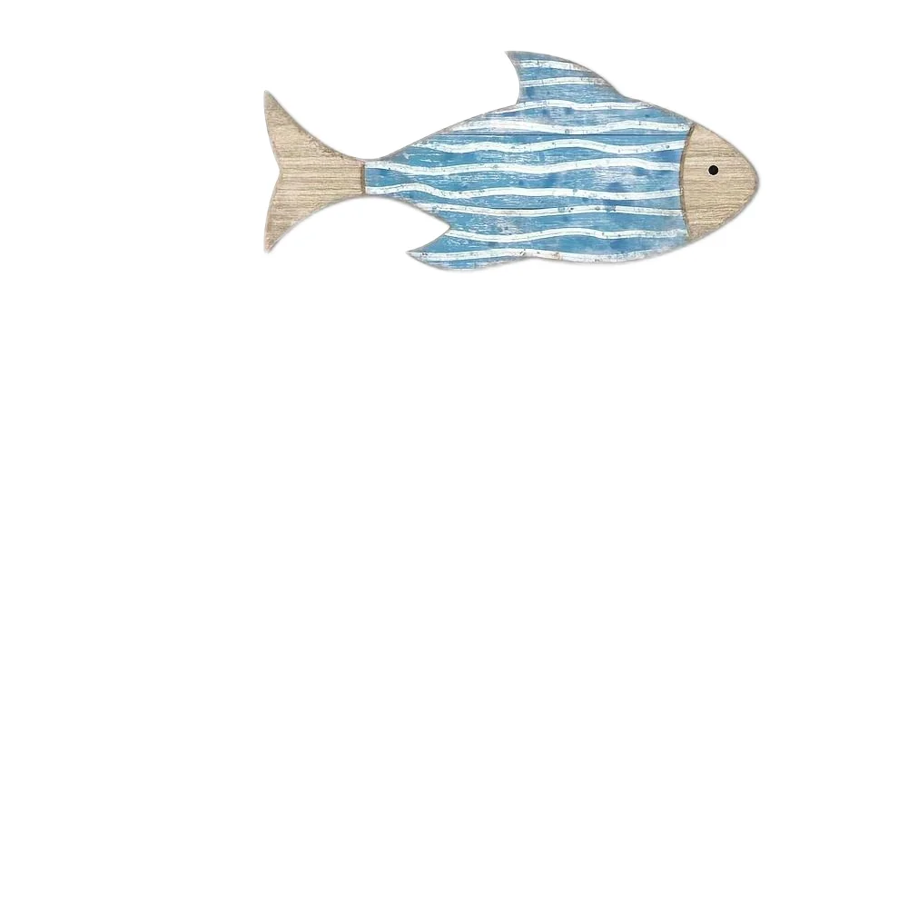

Деревянная настенная подвеска с тропической рыбой