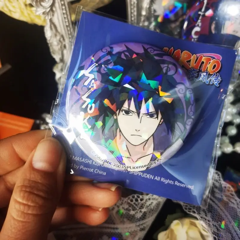 

Naruto Laser Badge Naruto Sasuke Uchiha Itachi Peripheral Accessories
