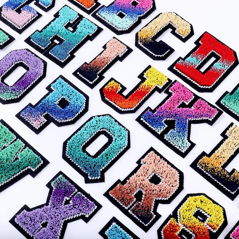 Embroidery Iron On Cloth Sticke Crafts Applique Handmade Name Tags Clothing Badge Diy Accessory