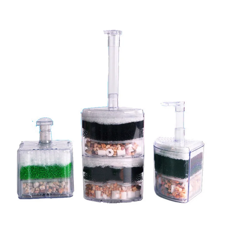

Aquarium Filter Efficient Aquarium Internal Corner Fish Tank Filter Pneumatic Filtration Air Pump Aquarium Accessories Filter