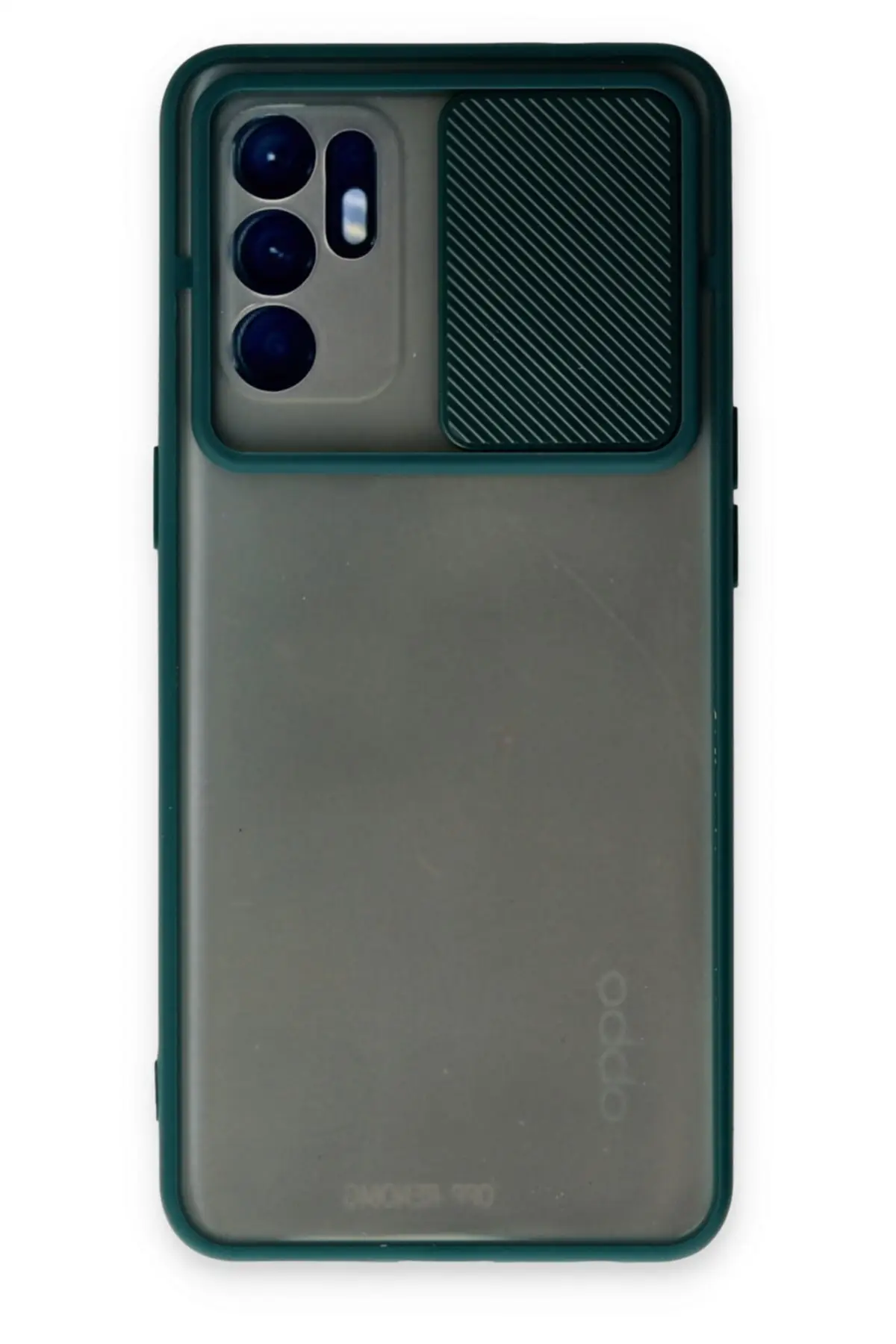 

Чехол Oppo Reno 6 матовая камера раздвижная задняя крышка