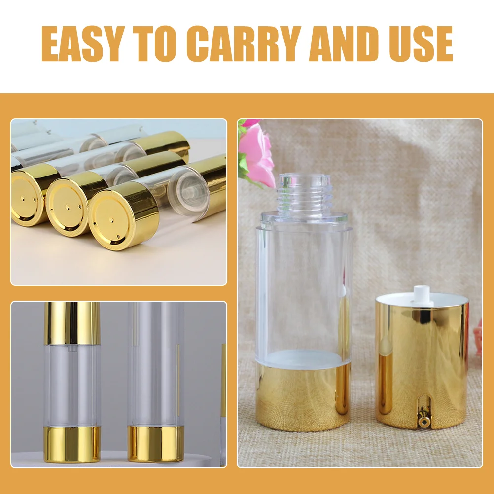 Бутылка для крема насос-дозатор вакуумный лосьон дорожные бутылки туалетных