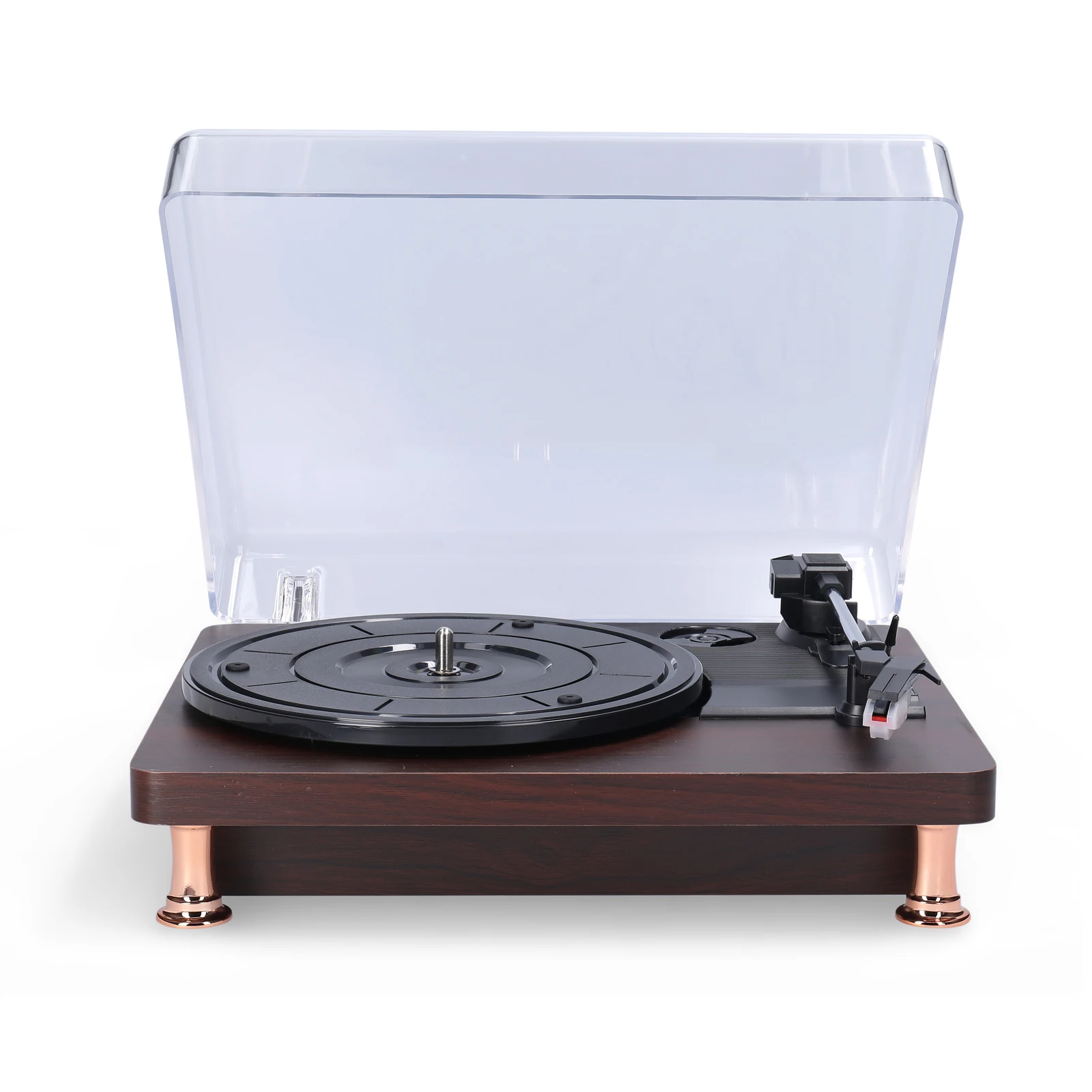 

Retro Vinyl Record Player with Dustproof Cover Gramophone Classic Nostalgic Style Record Player for Home Hot Sale