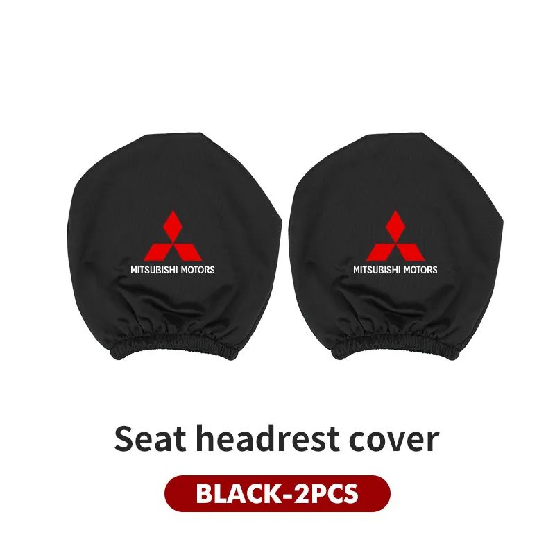 

Подголовник автомобильного сиденья, подушка для шеи, пылезащитный защитный чехол для Mitsubishi Outlander Pajero Sport Lancer EX ASX L200 Eclipse