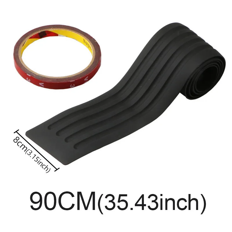 

Защитная пластина для багажника автомобиля, резиновая накладка на задний бампер автомобиля, защита от столкновений и царапин, наклейка, аксессуары