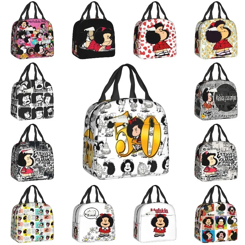 Women Cartoon Portable Lunch Tote For School Multifunction Food Box
