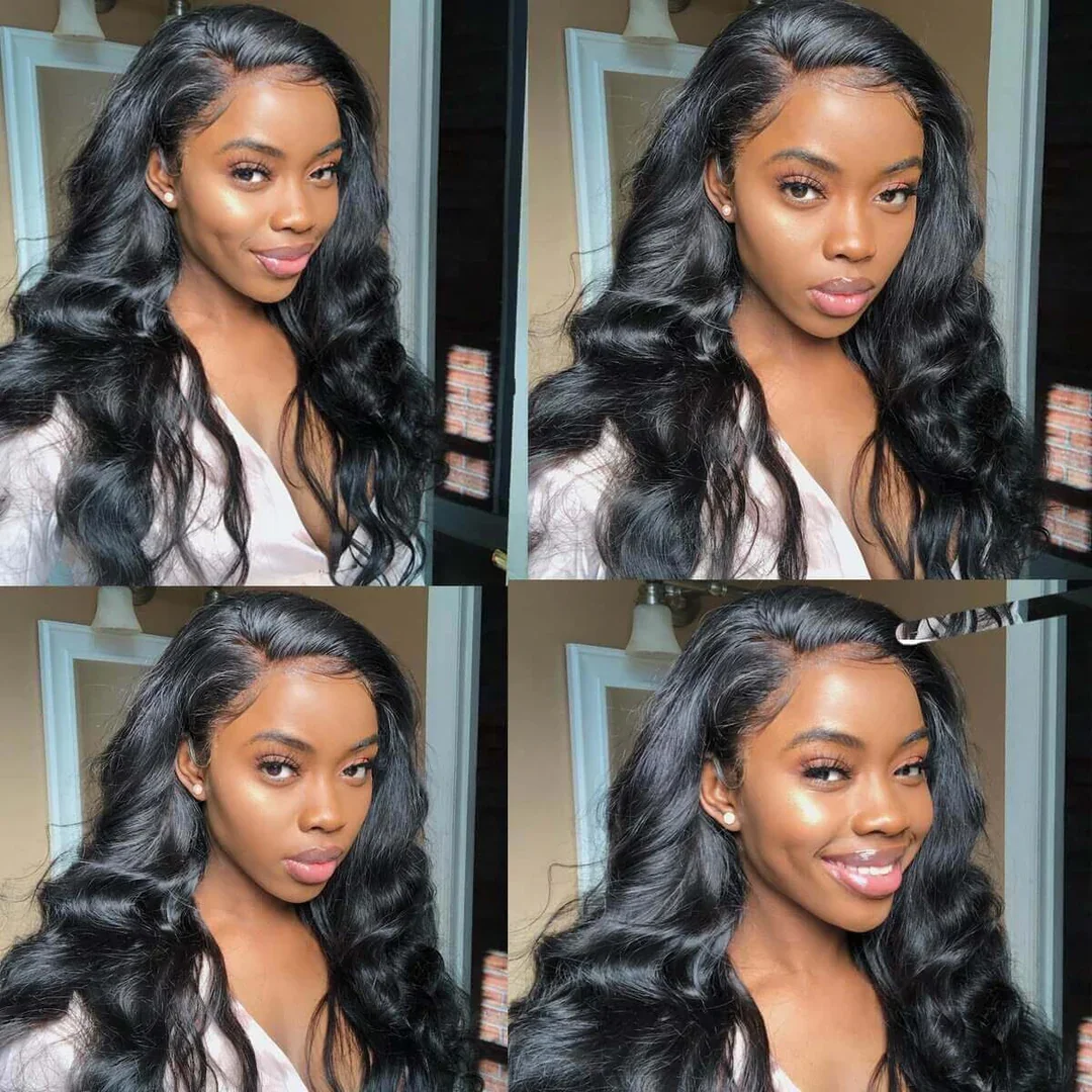 Натуральные цветные парики с объемной волной 360 полные фронтальные прозрачные на