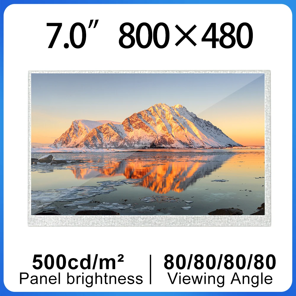 7-дюймовый промышленный дисплей 800 (RGB) × 480 Innolux JJ070IA-18E ЖК-экран для автомобильного