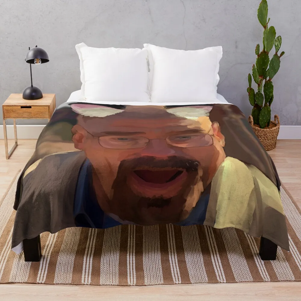 

Catboy Уолтер, белое одеяло с рисунком, роскошное утолщенное Флисовое одеяло, роскошное Брендовое одеяло, предметы первой необходимости в обще...