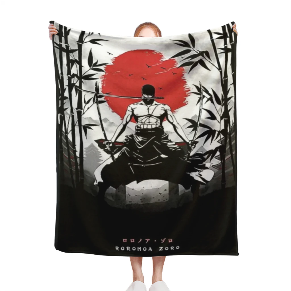 Цельный одеяло зоро с фланцем текстильный декор портативный супер мягкий плед