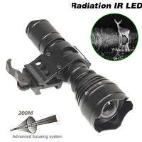 ir850nm night vision device fill light strong light tactical infrared flashlight 10w monitoring super bright enhancer