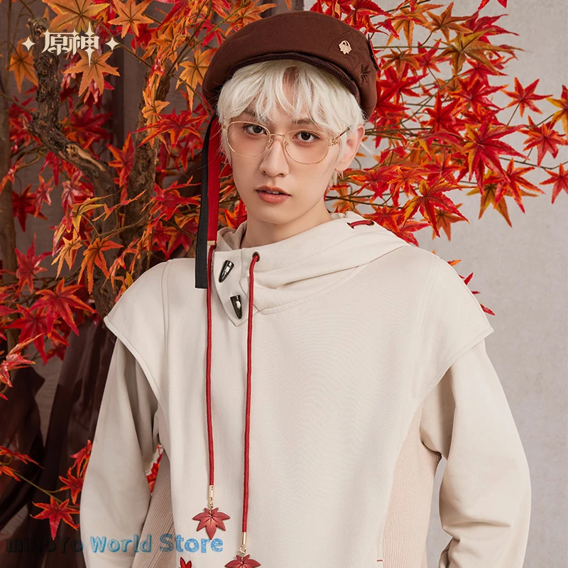 Kaedehara Kazuha Hat MiHoYo Официальная натуральная Genshin Impact Theme Impression Cloud Оригинальные