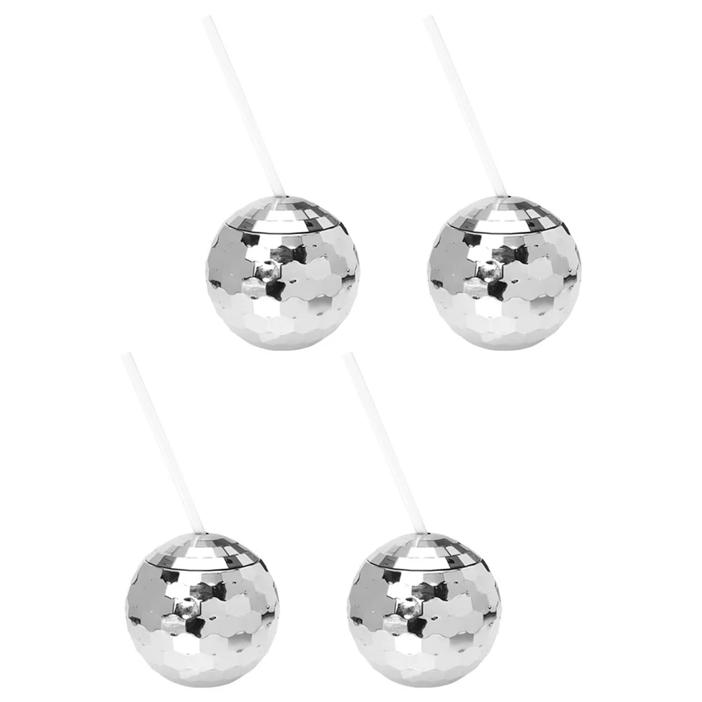 

Disco Cup Cups Party Glitter Flash Drinking Bachelorette Bowl Bar Serving Large Favors Straw Cocktail Glasses Decorative Drink