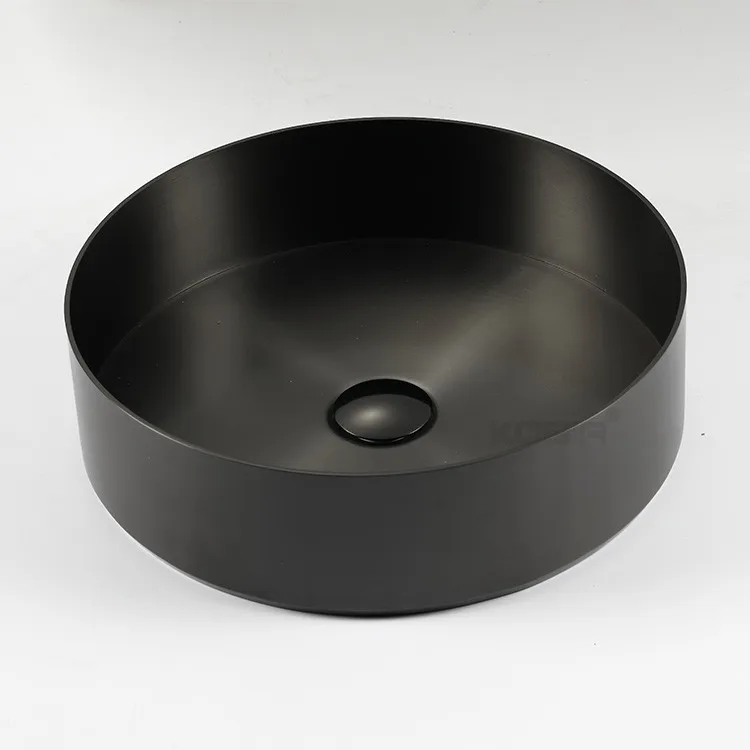 

Роскошный дизайнерский металлический круглый причудливый шкаф из нержавеющей стали 304, раковина для ванной комнаты