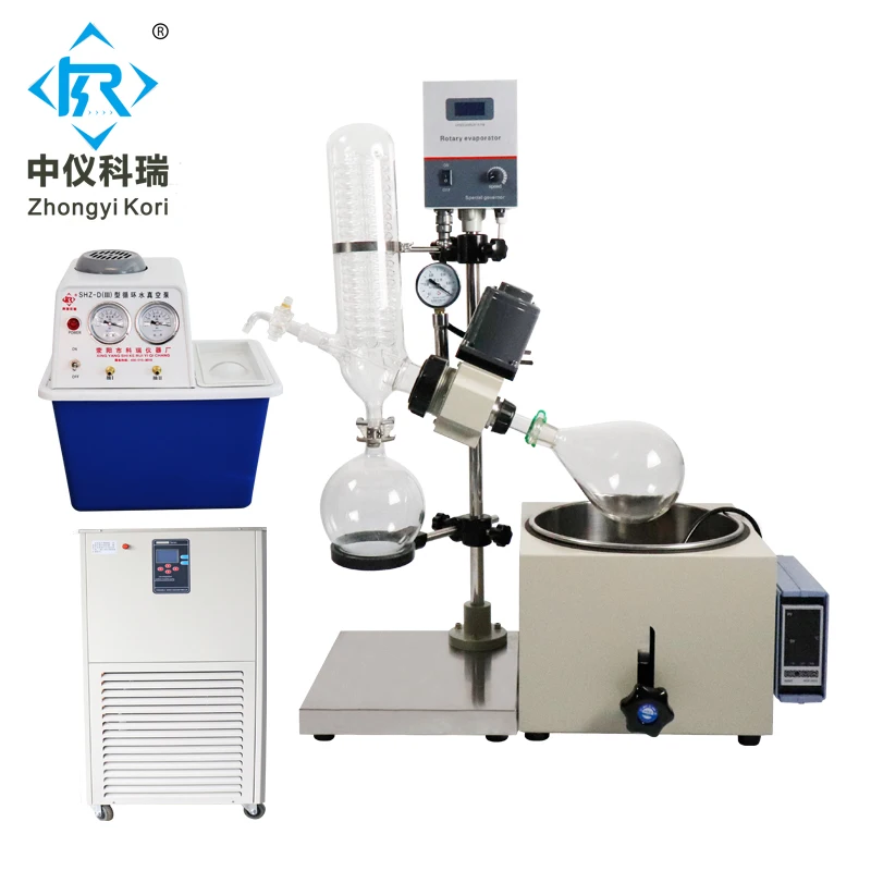 

3L Chemical Rotovap Rotavapor Industrial Rotary Evaporator With Chiller and Vacuum Pump price