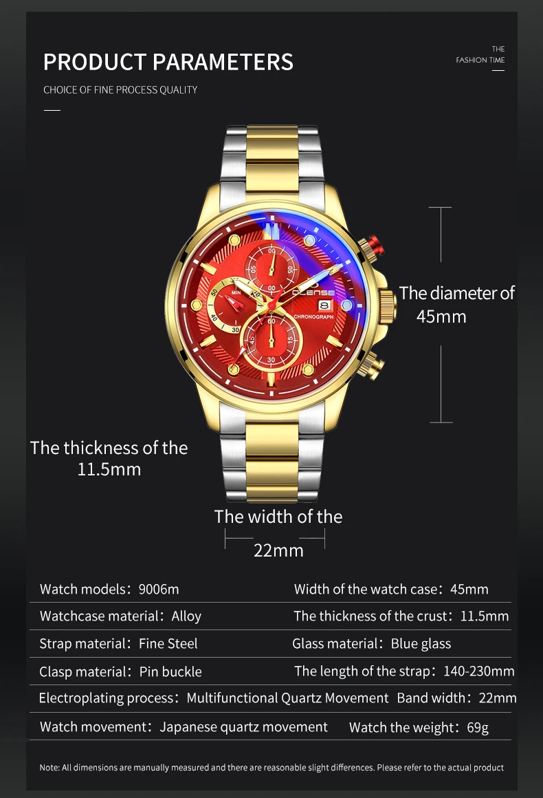 Часы наручные мужские кварцевые брендовые Роскошные модные спортивные