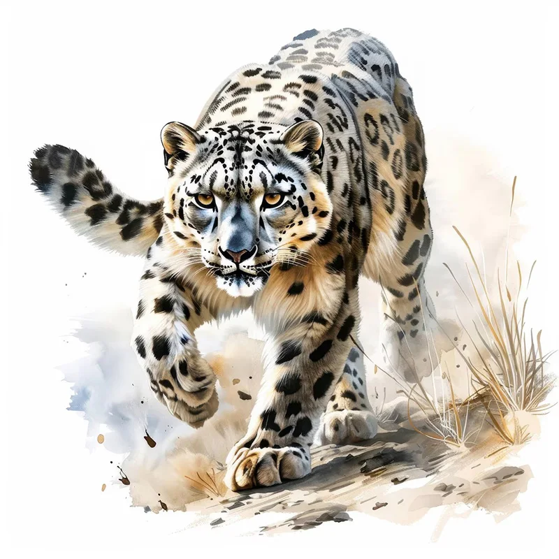 

Настенные наклейки Snow Leopard Clipart