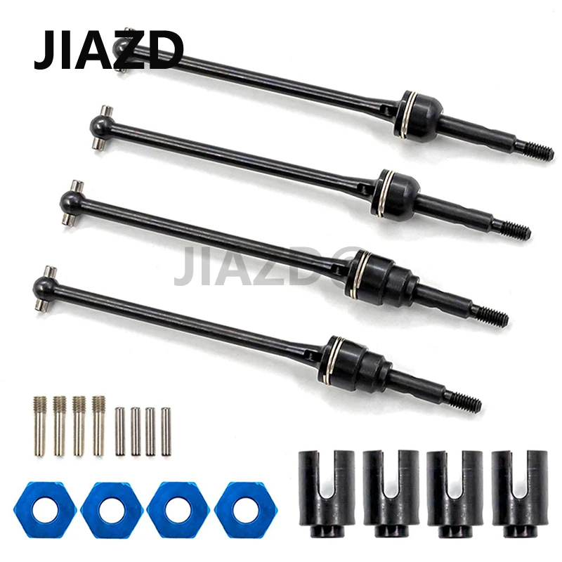 

2Pcs Steel Rear Drive Shaft CVD For 1/10 Traxxas Slash Rustler Stampede Hoss VXL 4X4 2WD RC Car Upgrades Parts,1