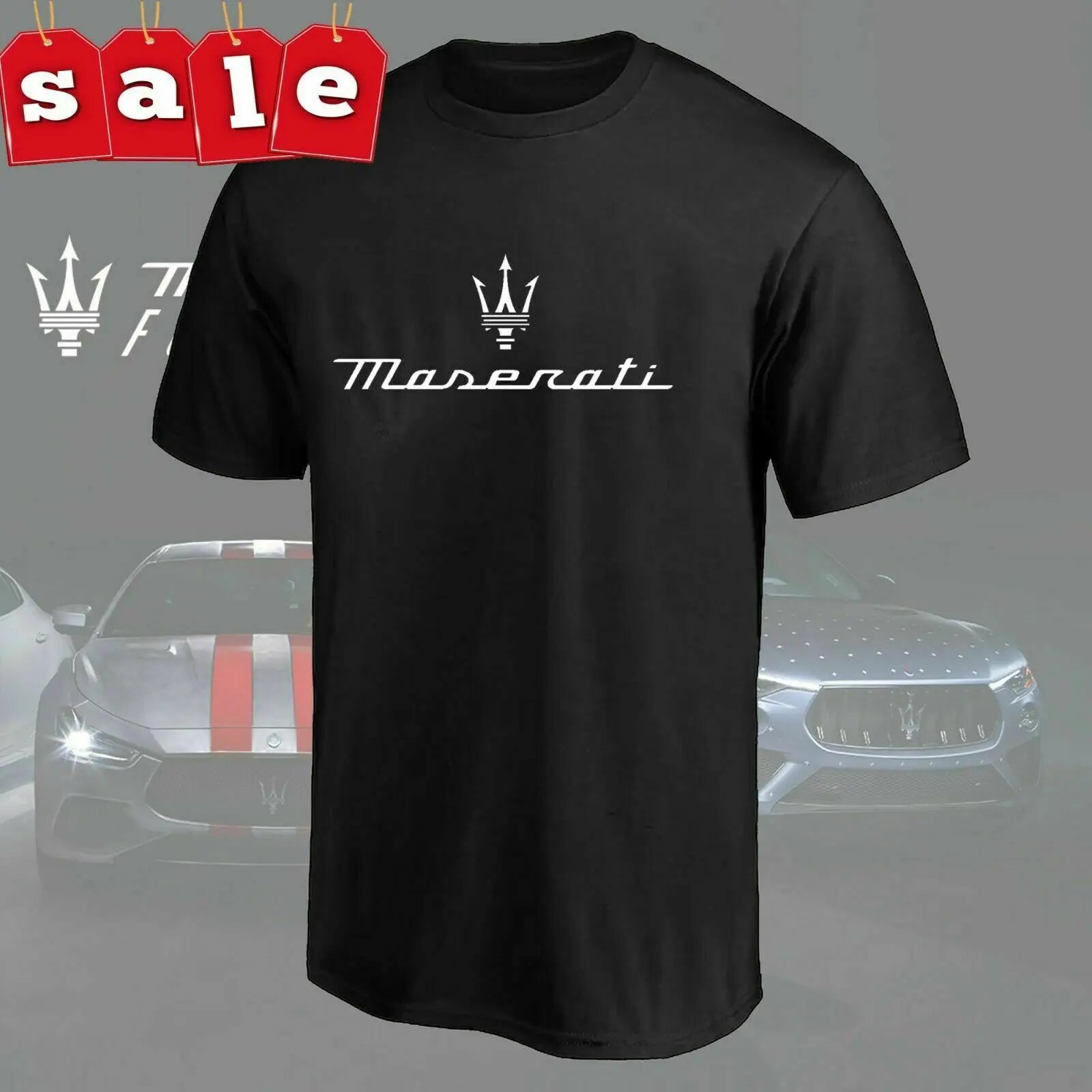 

Maserati Car Logo 2022 Trend Fashion T Shirt