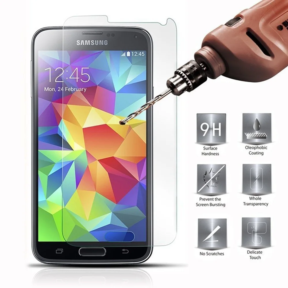 Toughed Protective Glass For Samsung Galaxy S3 S4 S5 NEO S6 J7 J5 J3 J1 2016 Core J2 Prime Grand Prime G530 Screen Protector