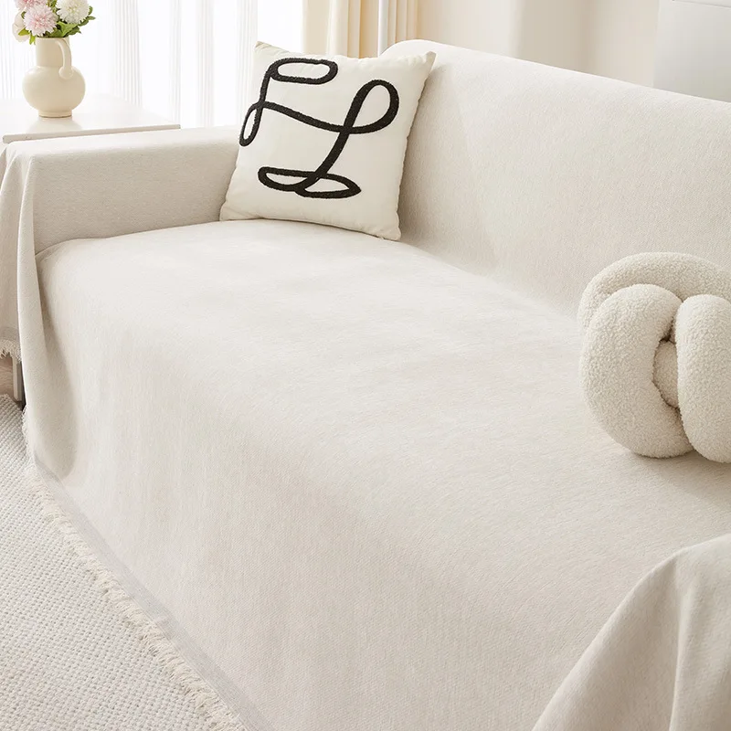 elska w jednolitym kolorze Letnia fajna narzuta na sofę Ręcznik Anty-kot Scratch Pełny koc Antypoślizgowy ręcznik kanapę dla dzieci