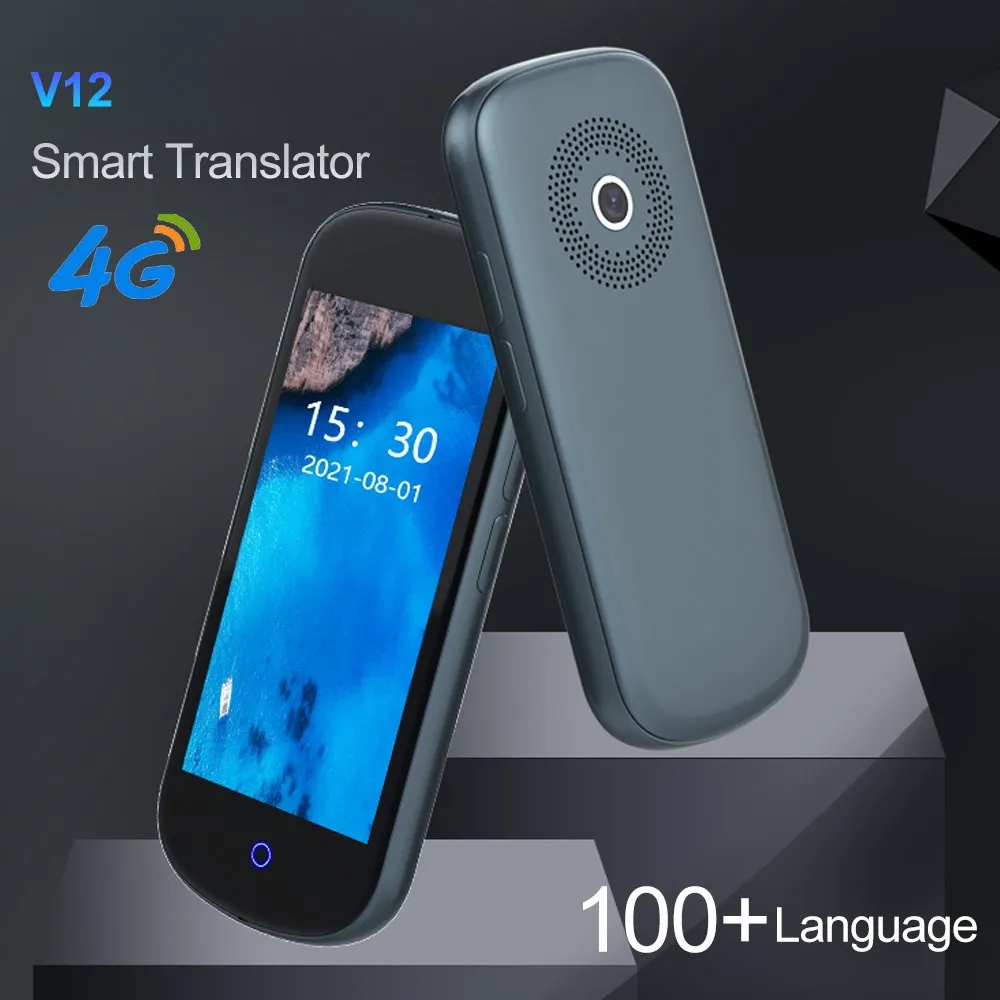 

4G inteligentny tłumacz głosowy 128 języków natychmiastowe dwukierunkowe tłumaczenie Wifi przenośne dla podróży wersja