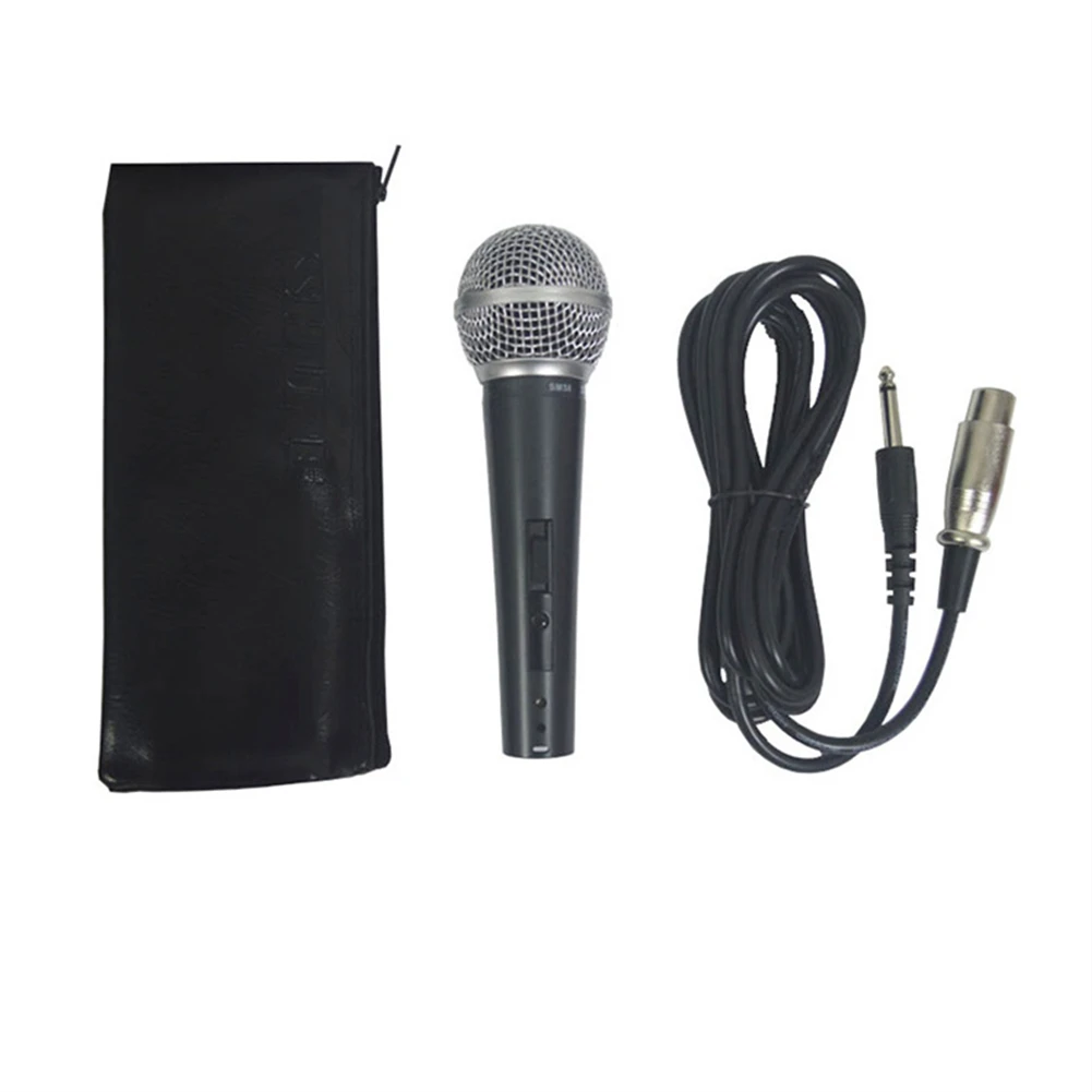 

Professional Wired Dynamic Handheld Microphone Cardioid Mic For KTV Stage Show