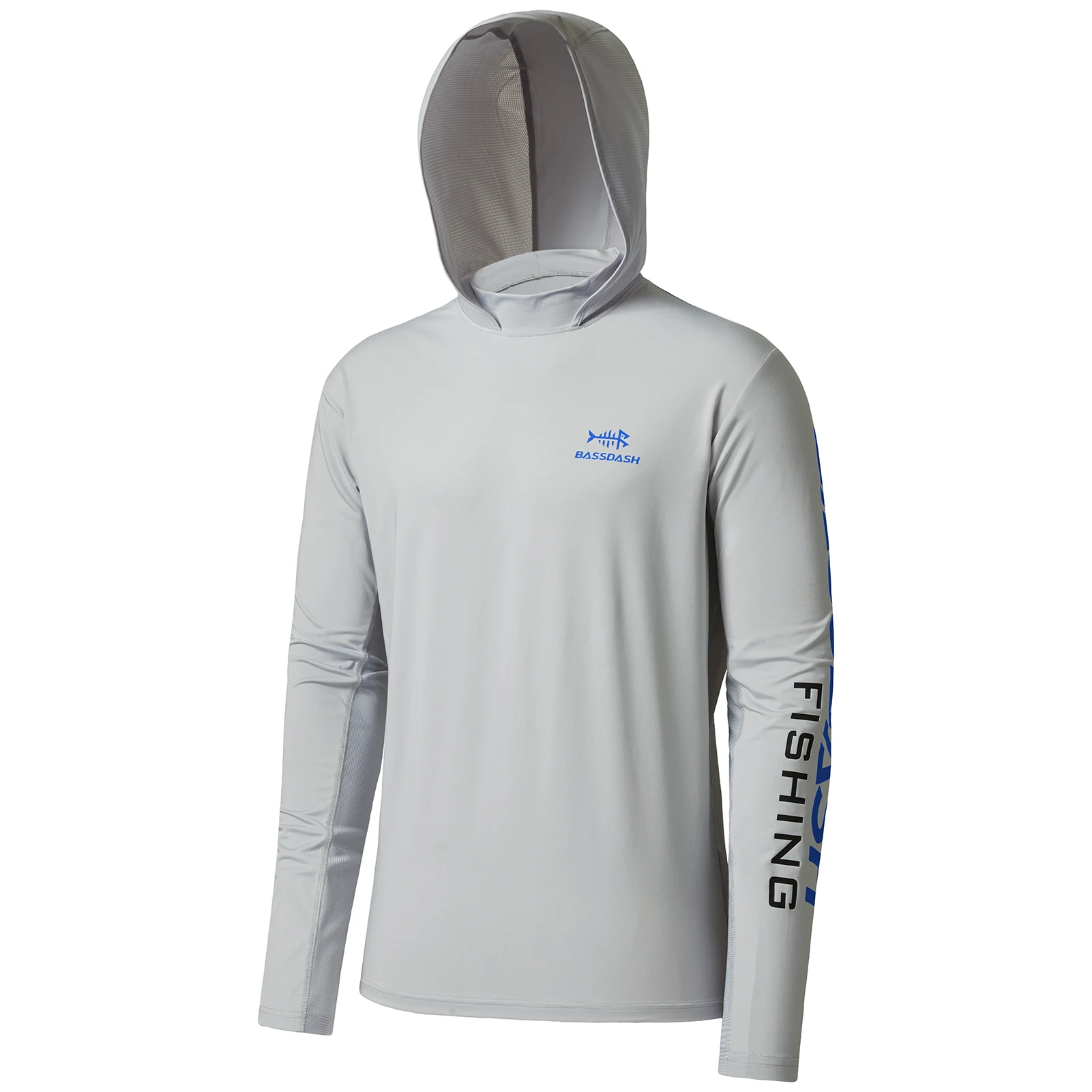 

Bassdash Men’s UV Sun Protection Long Sleeve Hooded Fishing Shirts UPF 50+