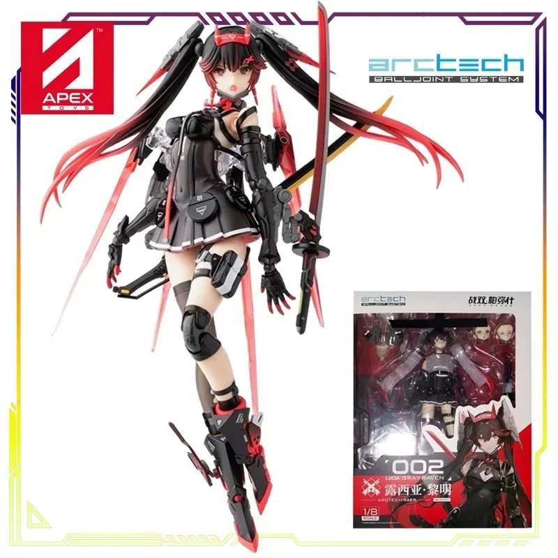 Фото APEX-TOYS ARCTECH Double Warriors Pamish Series, набор из 2 фигурок: Люсия Дон и Селена Ланин, коллекционная аниме-модель, игрушка №4