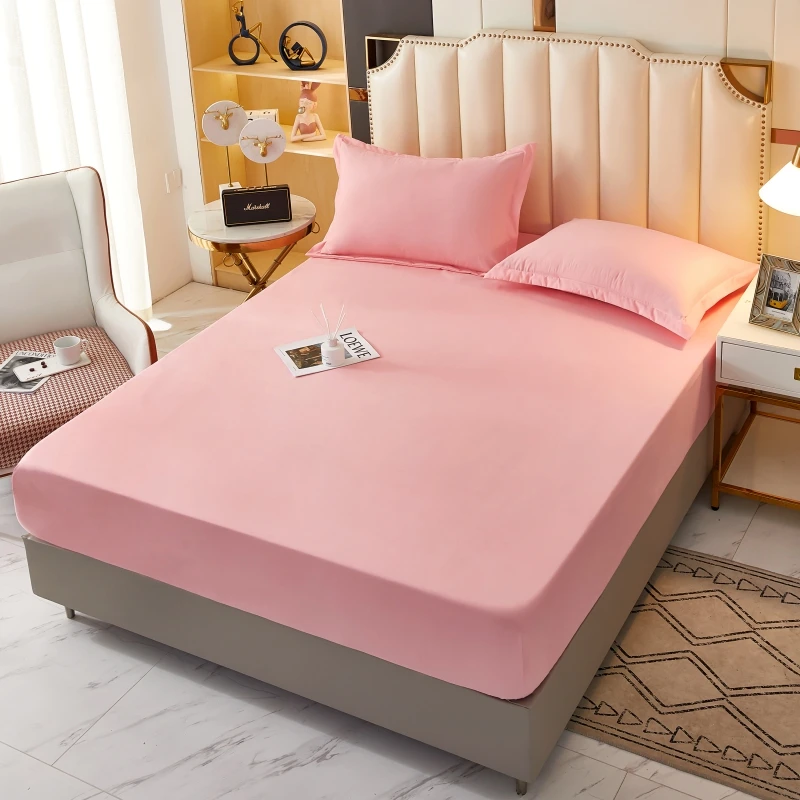 Protector Couple Mattress Cover Fitted Sheet Bedspread With Elastic Band Full Size